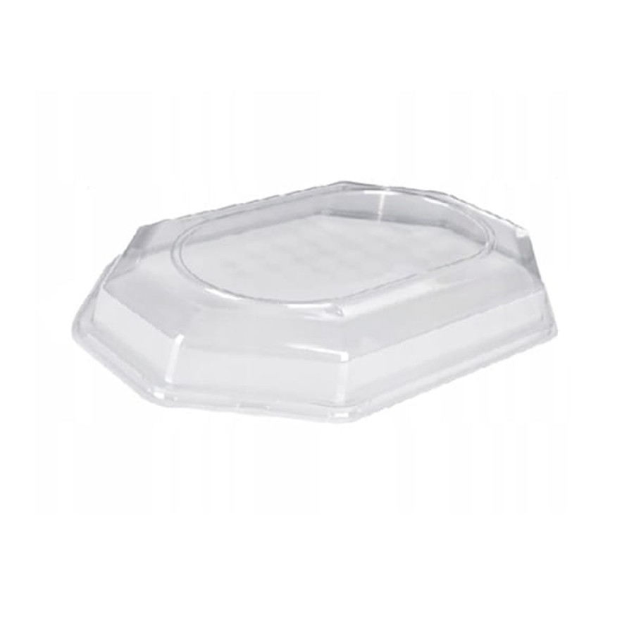 Pokrywka do tacy cateringowej transparentna PET 36 cm x 26 cm x 63 cm - 10 sztuk