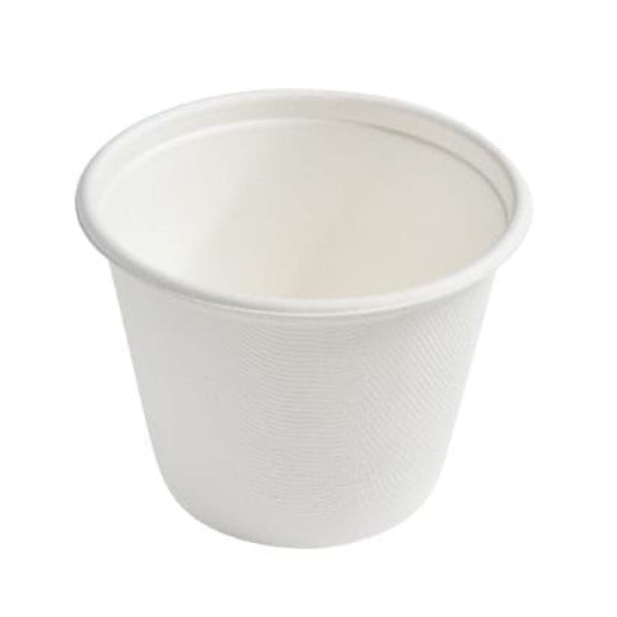 Miska z trzciny cukrowej biała 350 ml fi 97 mm - 50 sztuk