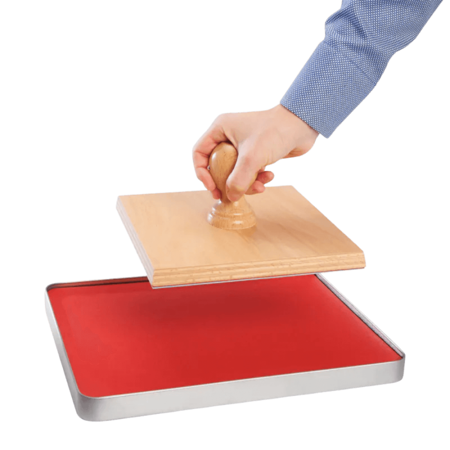 Poduszka wielkoformatowa do stempli - TOP PAD-3 - Czerwona