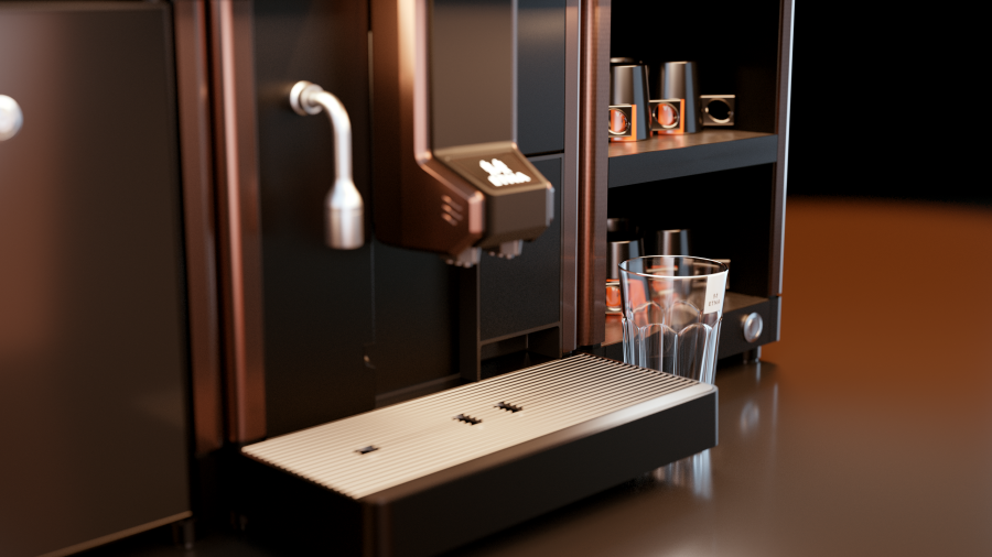 ekspres etna sagitta zbliżenie na metalową tackę odpływową