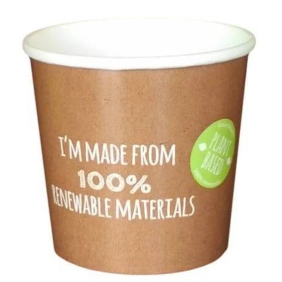 Pojemnik papierowy na zupę kraft 470 ml fi 97 mm - 25 sztuk