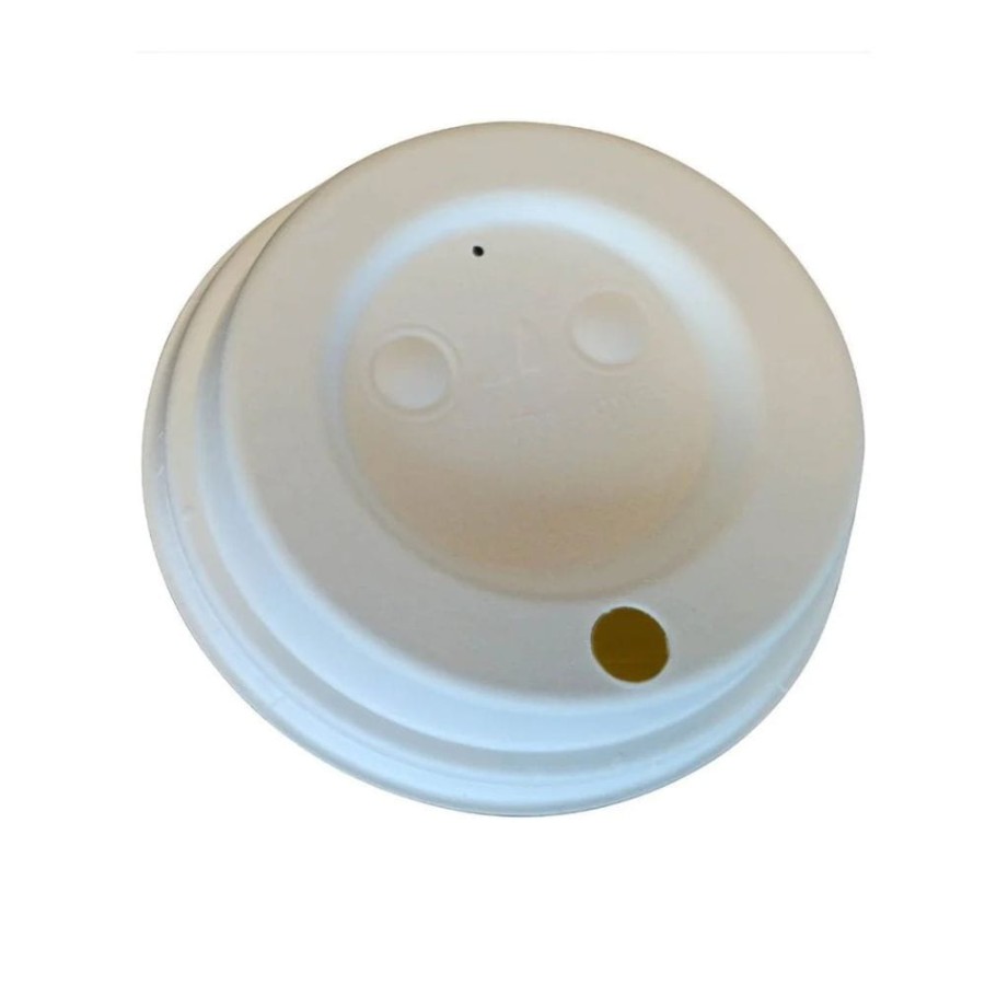 Pokrywka z trzciny cukrowej do kubka 250 ml fi 80 mm - 60 sztuk