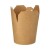 Pudełko kartonowe na przekąski 760 ml kraft 9,8 cm x 10 cm x 8,8 cm - 25 sztuk