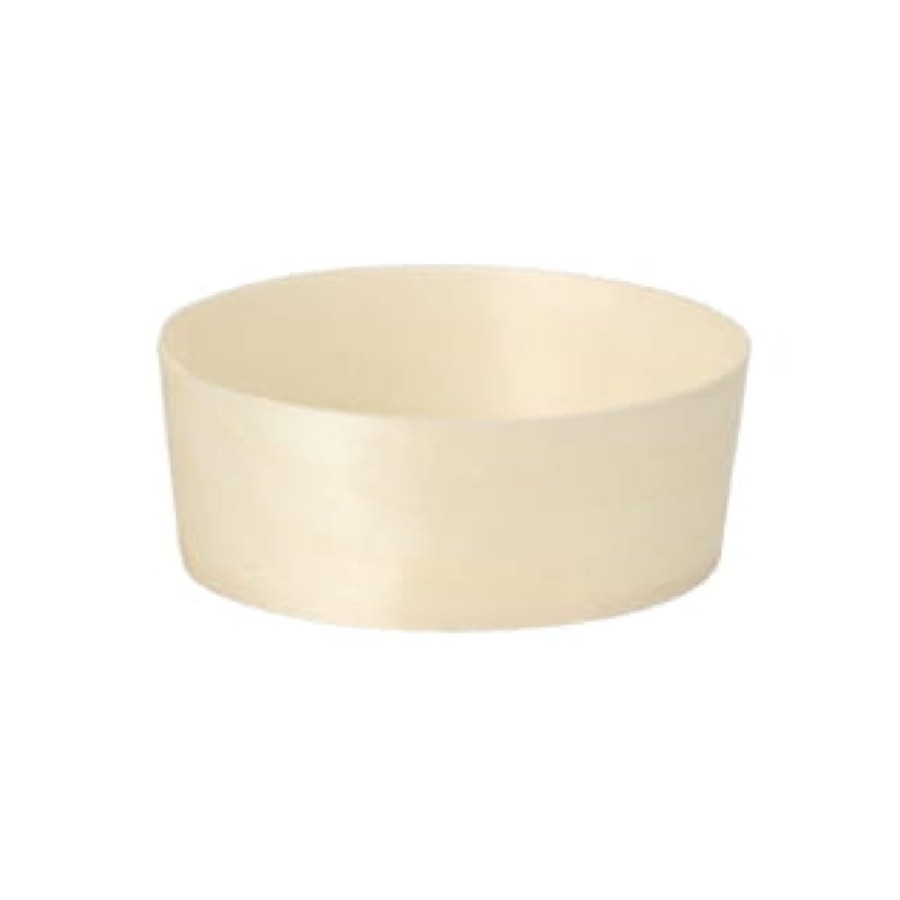 Drewniane miseczki fingerfood okrągłe fi 5 cm - 50 sztuk