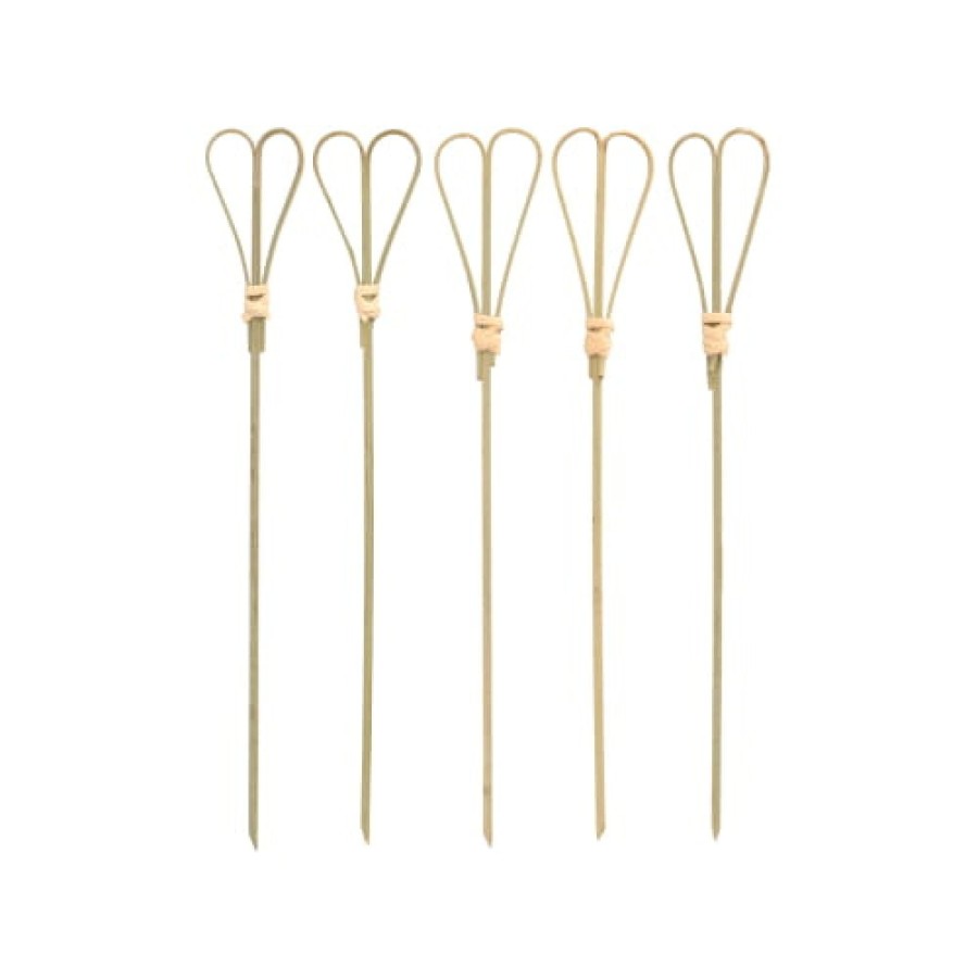 Patyczki fingerfood Heart 18 cm - 100 sztuk