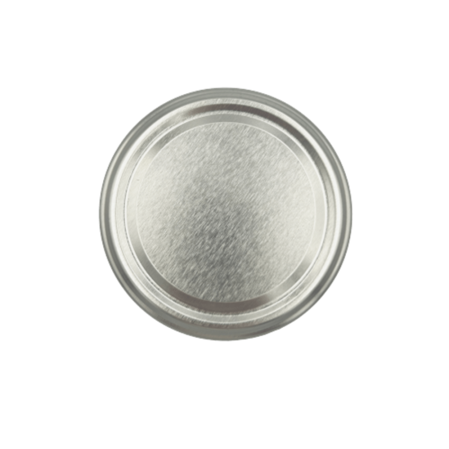 Nakrętka metalowa srebrna do słoika, fi 82 mm - 1 szt.