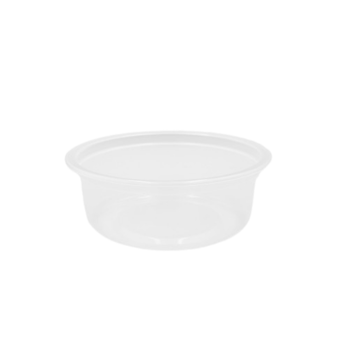 Pojemnik przezroczysty z PP na zupę 250 ml, fi 115 mm - 50 sztuk