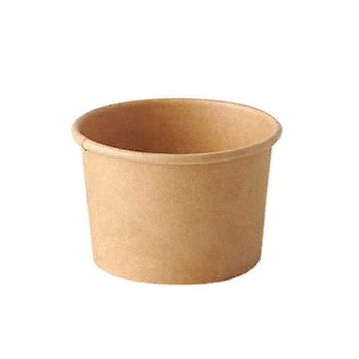 Pojemnik papierowy Kraft 45 ml fi 6 cm - 50 sztuk