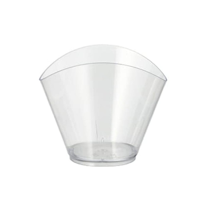 Pojemniki na przekąski fingerfood 120 ml 8,4 cm x 6,1 cm x 7 cm - 24 sztuki