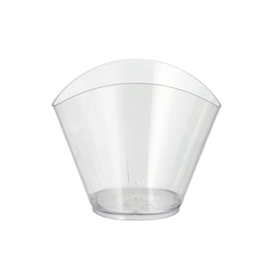 Pojemniki na przekąski fingerfood 120 ml 8,4 cm x 6,1 cm x 7 cm - 24 sztuki