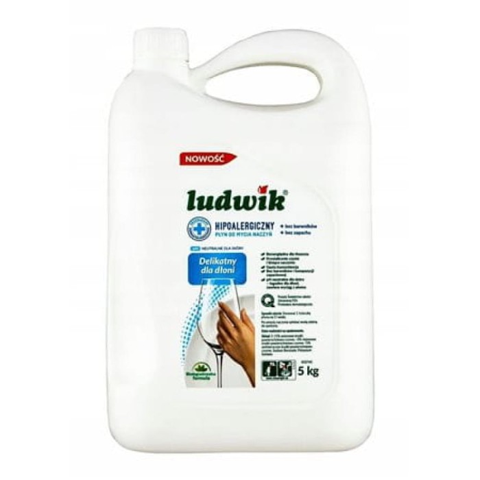 Ludwik płyn do mycia naczyń 5L HYPOALERGICZNY