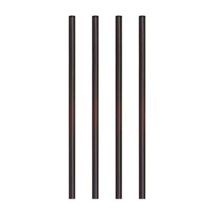 Słomka wielorazowego użytku PP czarna 220 mm fi 7 mm - 500 sztuk