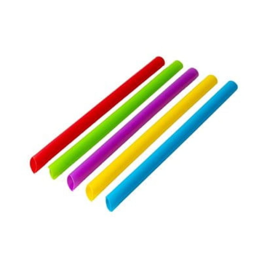 Słomka wielorazowego użytku do bubble tea ścięte PP mix kolorów 200 mm fi 12 mm - 200 sztuk
