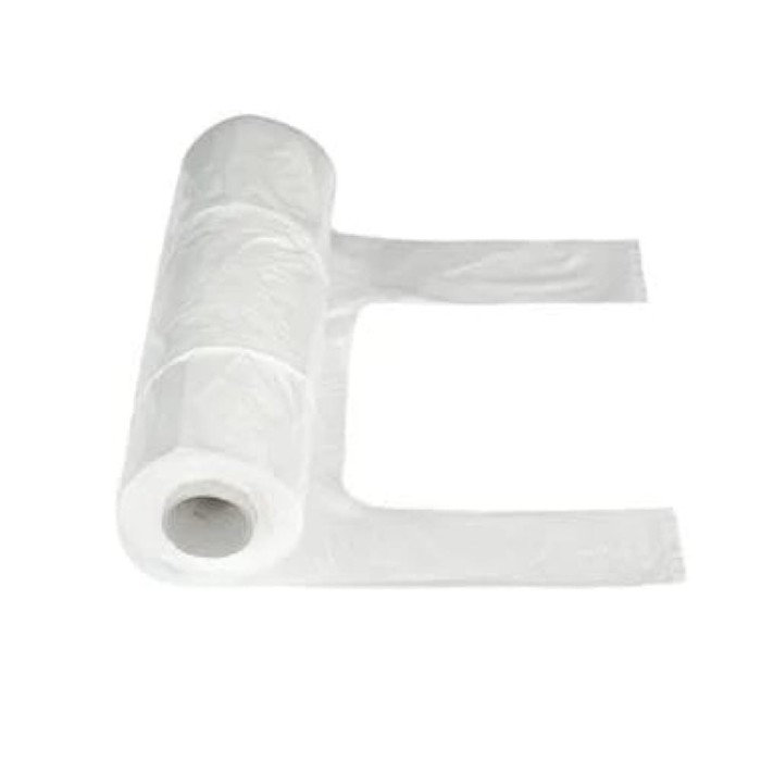 Reklamówki HDPE na rolce MOCNE 8 µm 43 cm x 22 cm x 6,5 cm - 160 sztuk