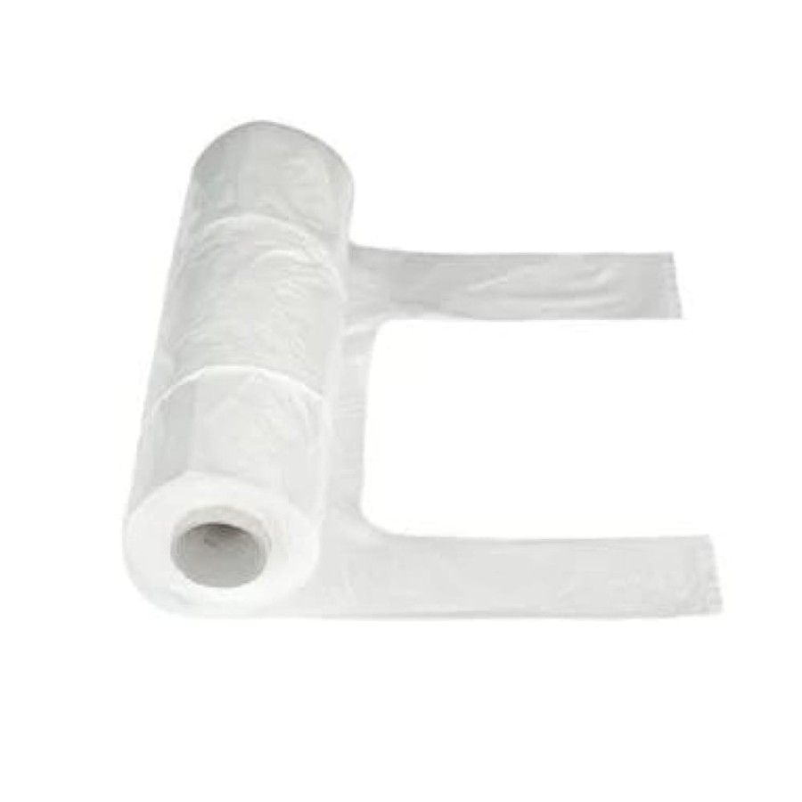 Reklamówki HDPE na rolce MOCNE 8 µm 43 cm x 22 cm x 6,5 cm - 160 sztuk