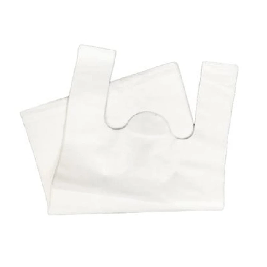 Reklamówki HDPE 51 µm 30 cm x 8 cm x 55 cm białe - 50 sztuk