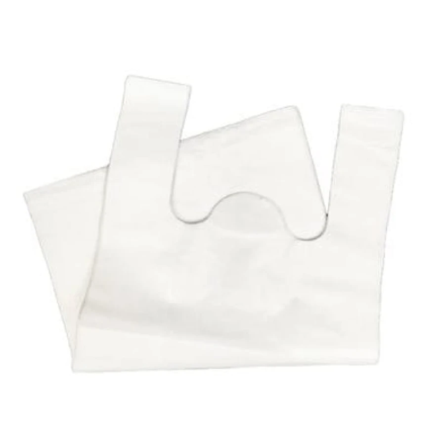 Reklamówki HDPE wielokrotnego użytku 17 µm 42 cm x 11 cm x 80 cm białe - 100 sztuk