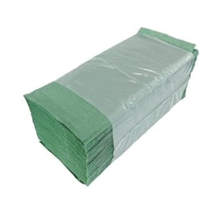 Ręcznik papierowy składany ZZ EKO zielony z makulatury - 4000 listków