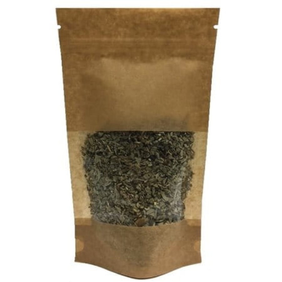 Doypack papierowy woreczek strunowy z okienkiem PE 1000 ml 18 cm x 9 cm x 29 cm - 100 sztuk