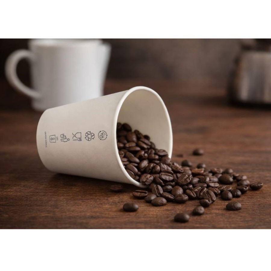 Kubek papierowy biały 250 ml fi 80 mm - 100 sztuk