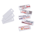 Etykieta PVC z otworem, fi 5 mm do druku urządzeniem COLOP E-mark - 20 szt