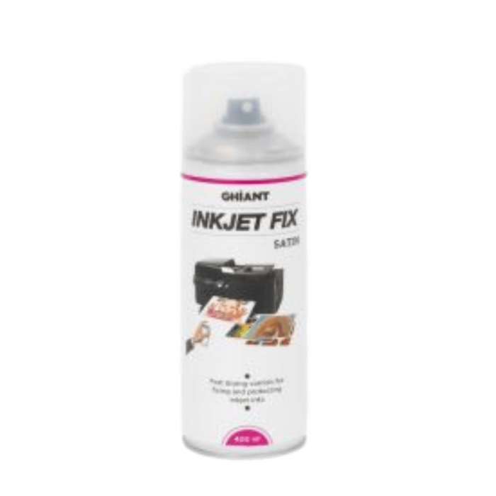 GHIANT INKJET FIX - Werniks ochronny w sprayu do wydruków 400 ml - Satynowy