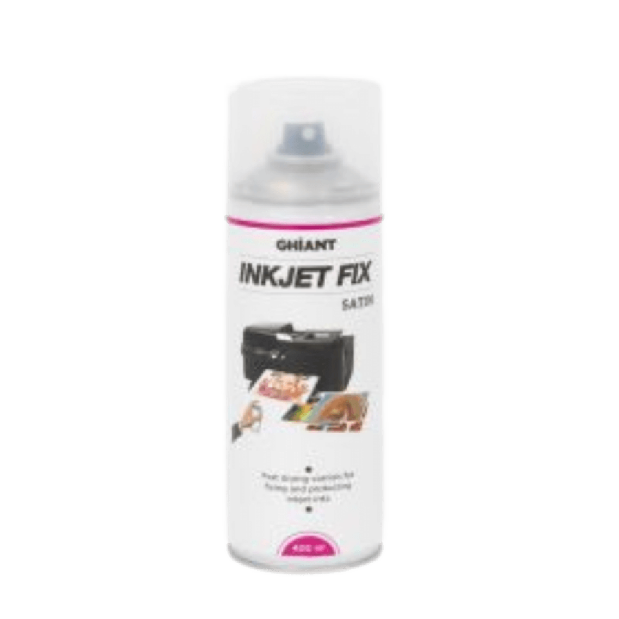 GHIANT INKJET FIX - Werniks ochronny w sprayu do wydruków 400 ml - Satynowy