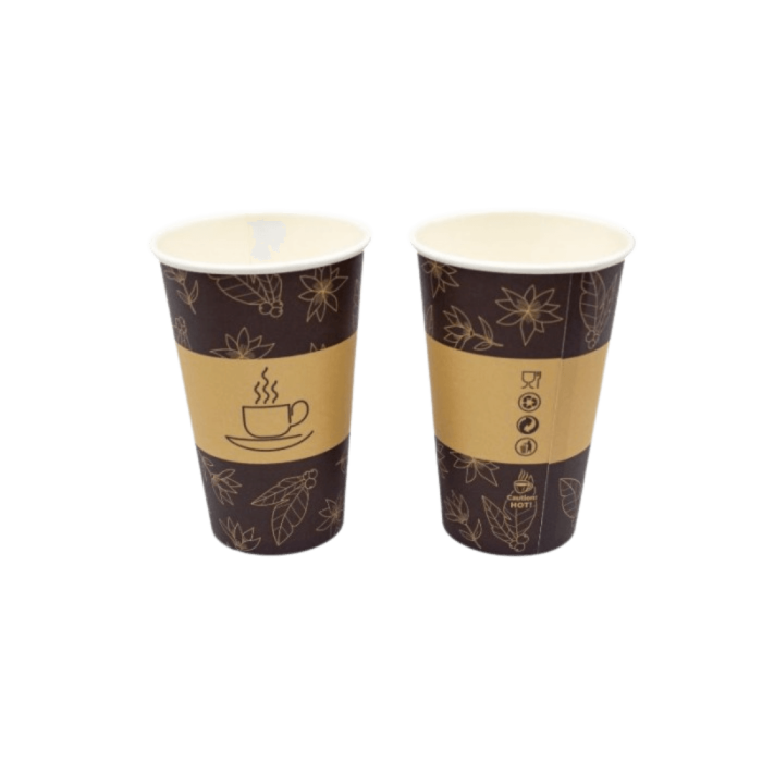 Kubek papierowy 180 ml, z nadrukiem - 50 sztuk