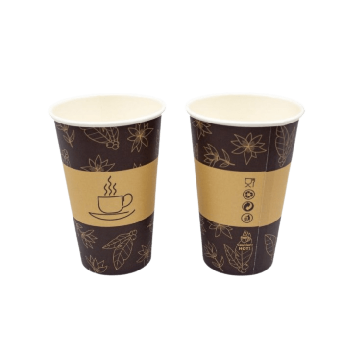 Kubek papierowy 300 ml, z nadrukiem - 50 sztuk