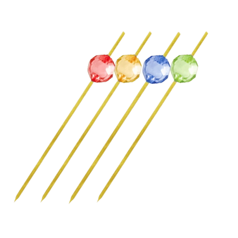 Fingerfood patyczek, bambus FSC 100% - koralik 12cm - 100 sztuk