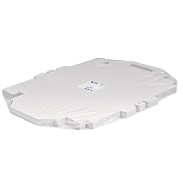 Pudełko na tort z uchwytem białe 27 x 18 x 10 cm - 50 sztuk