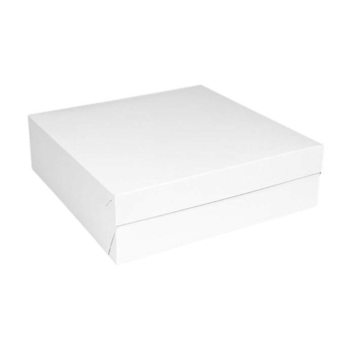Pudełko na tort białe 32 x 32 x 10 cm - 50 sztuk