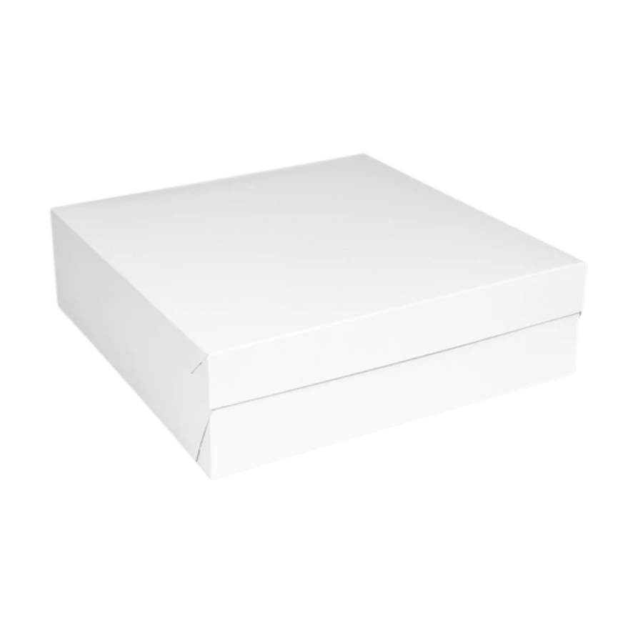 Pudełko na tort białe 32 x 32 x 10 cm - 50 sztuk