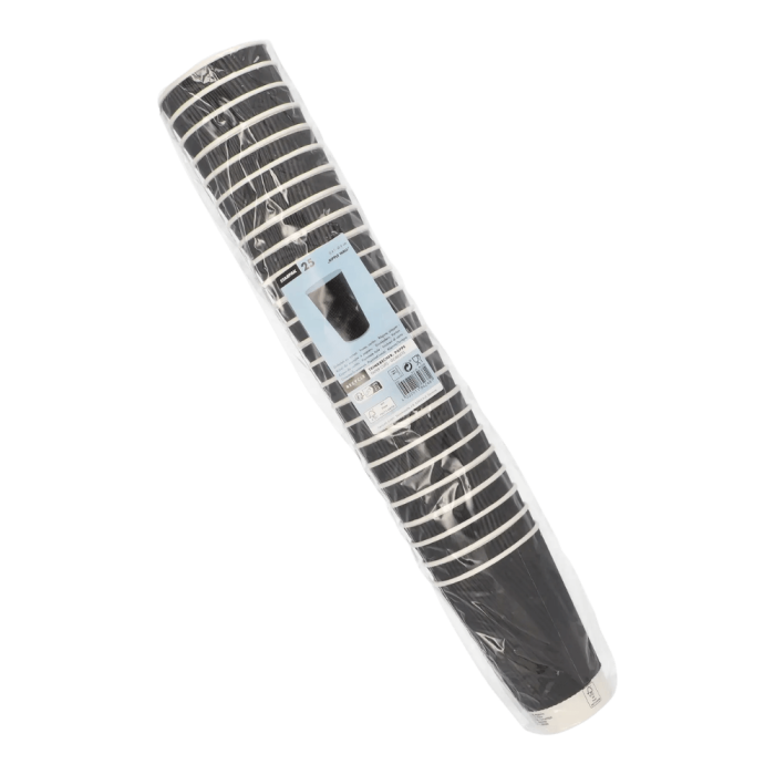 Kubki z papieru czarne Ripple Wall, fi 90 mm 0,4L - 25 sztuk