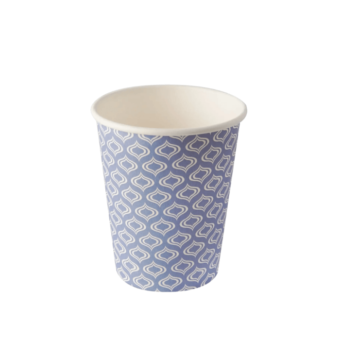 Kubki z papieru Blue Drop, fi 80 mm 0,2L - 20 sztuk