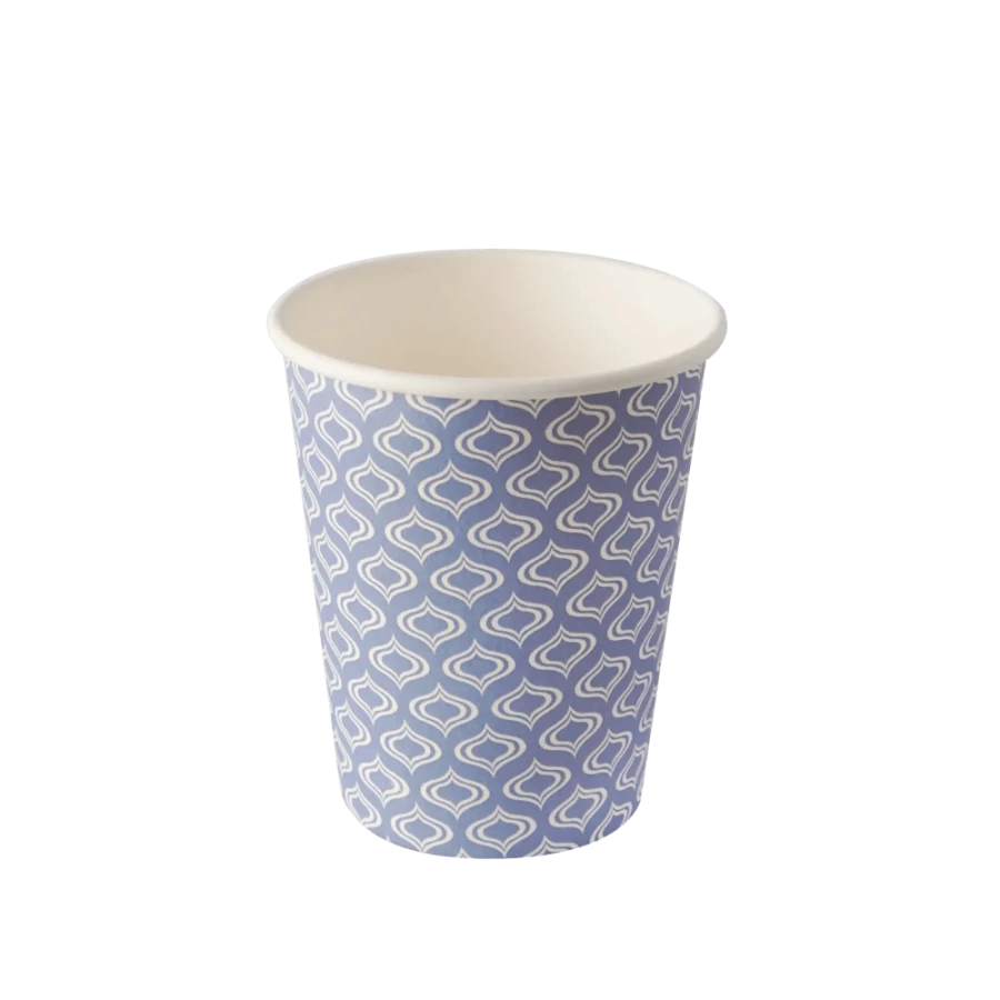 Kubki z papieru Blue Drop, fi 80 mm 0,2L - 20 sztuk