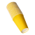 Kubki z papieru żółte, fi 70 mm 0,2L - 20 sztuk