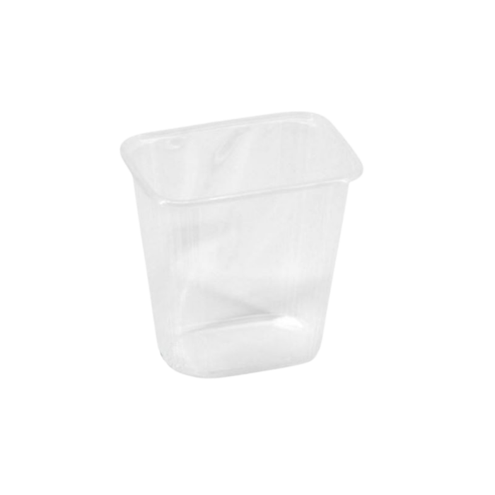 Pojemnik prostokątny PP 500ml PRA500RC - 100 sztuk