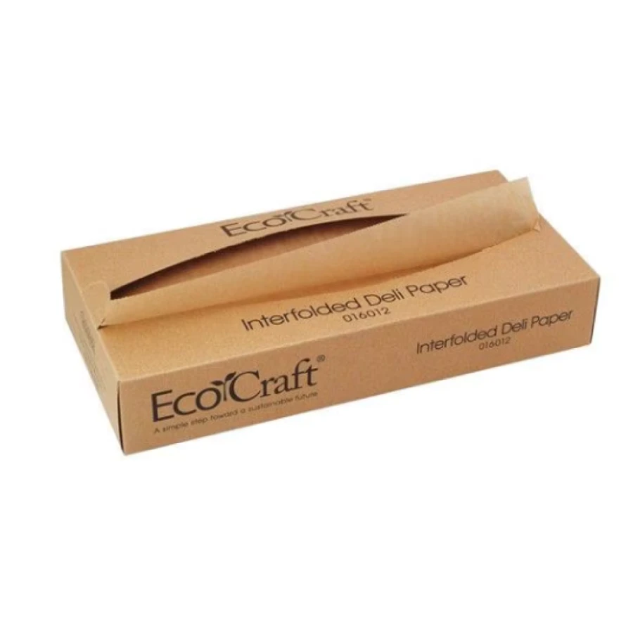 Papier do pakowania w dyspenserze EcoCraft woskowany 35 cm x 27 cm - 500 sztuk