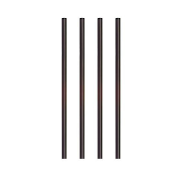 Słomka wielorazowego użytku PP czarna 150 mm fi 7 mm - 500 sztuk