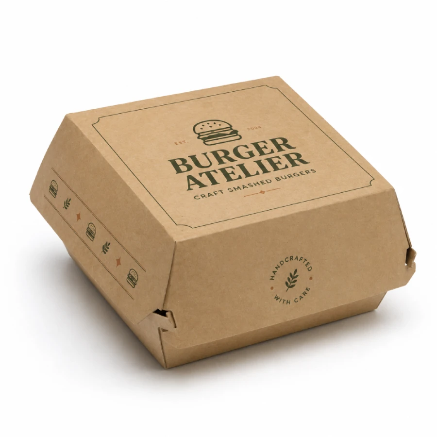 Nadruk na burger boxach i kebab boxach- już od 18 groszy za sztukę