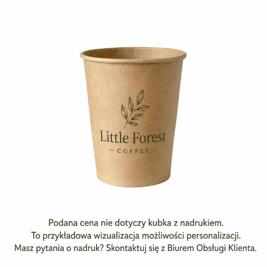 Kubek z papieru Kraft 150 ml fi 7 cm - 100 sztuk