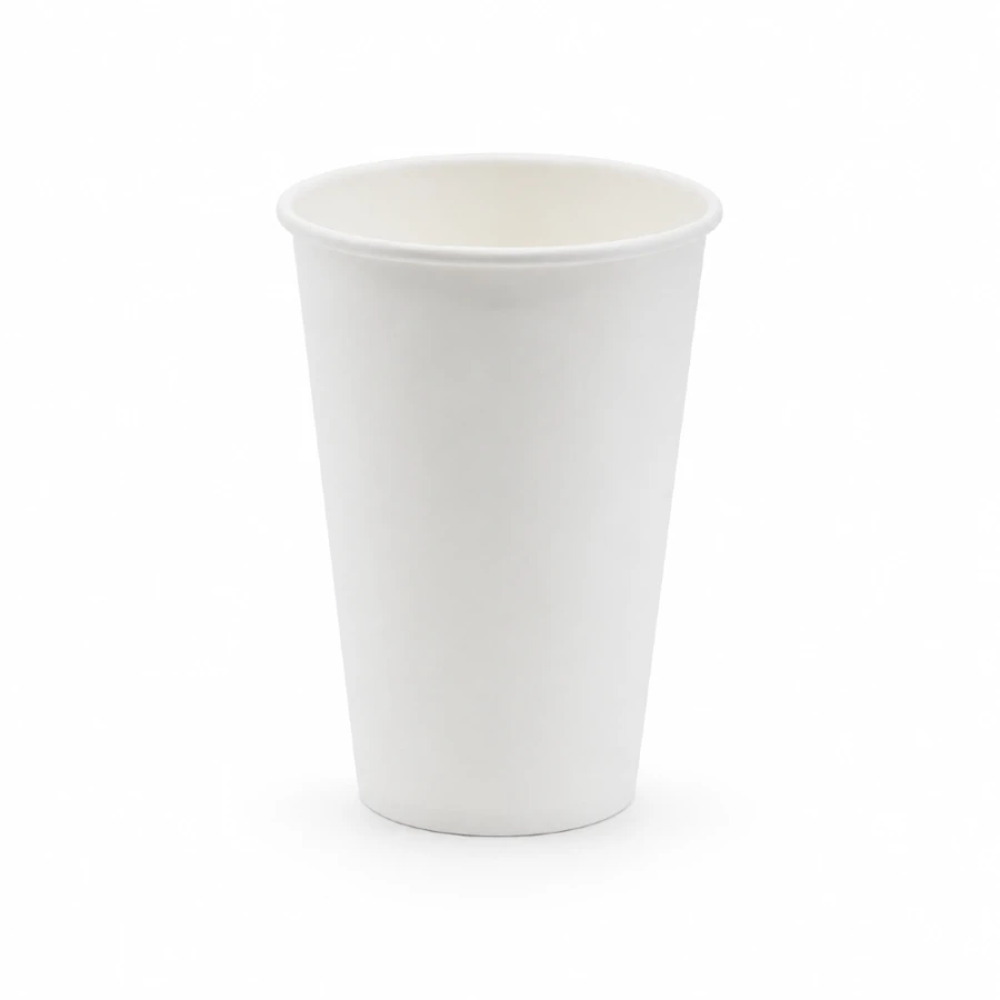 Kubek jednościankowy biały, fi 70 mm, 180 ml - 100 sztuk