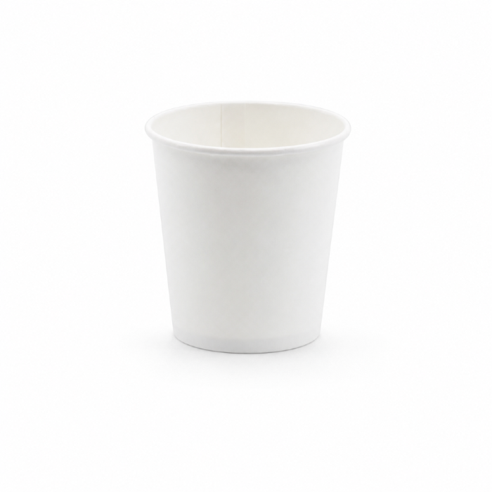 Kubek jednościankowy biały, fi 62 mm, 100 ml - 100 sztuk