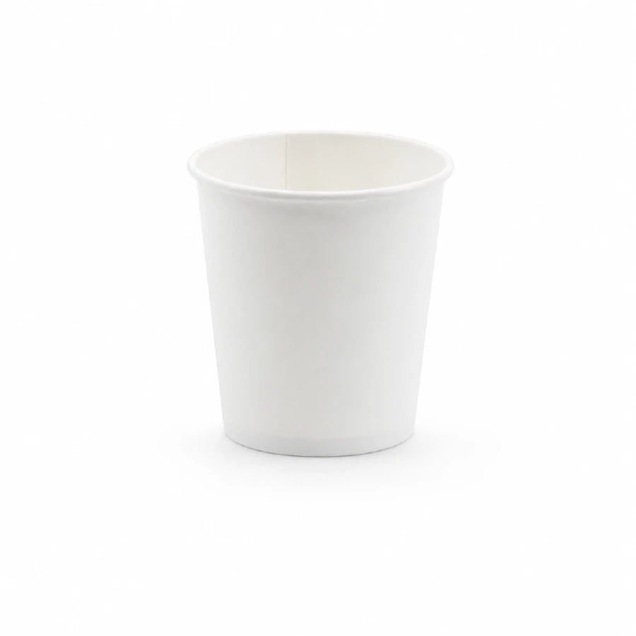 Kubek jednościankowy biały, fi 62 mm, 100 ml - 100 sztuk