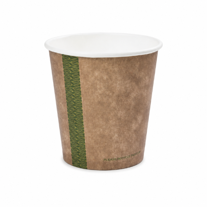 Kubek papierowy jednowarstwowy kraft 340 ml fi 89 mm - 50 sztuk