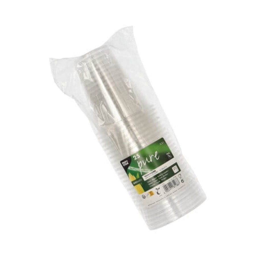 Kubek do napojów zimnych 300 ml krystaliczny - 25 sztuk