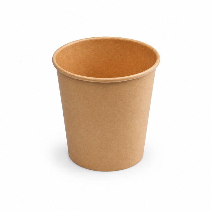 Kubek papierowy kraft 100 ml fi 62 mm - 50 sztuk