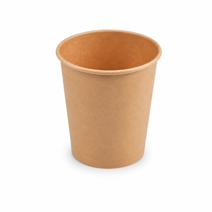 Kubek papierowy kraft 250 ml fi 80 mm - 50 sztuk