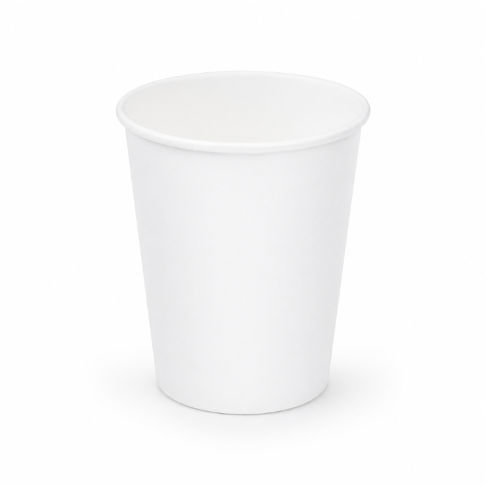 Kubek papierowy biały 280 ml, fi 80 mm - 50 sztuk